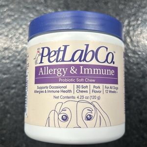 Petlab Co. Allergy and Immune Probiotics Soft Chews for Dogs